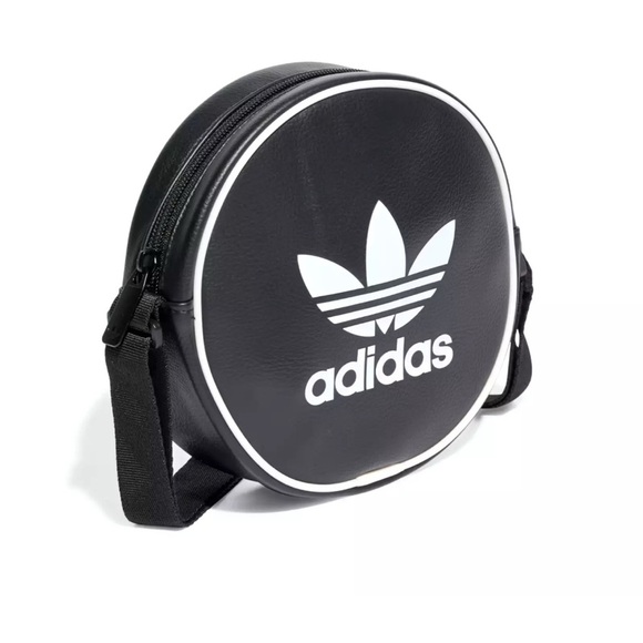 BNWT Adidas Originals Classic Round Crossbody Bag - Black - Picture 2 of 15